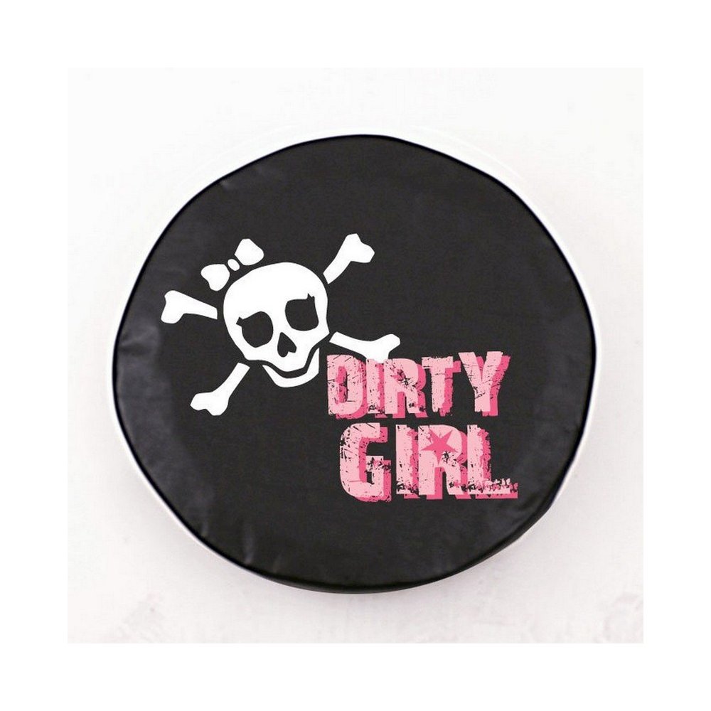Dirty Girl (Skull) Tire Cover. Picture 1