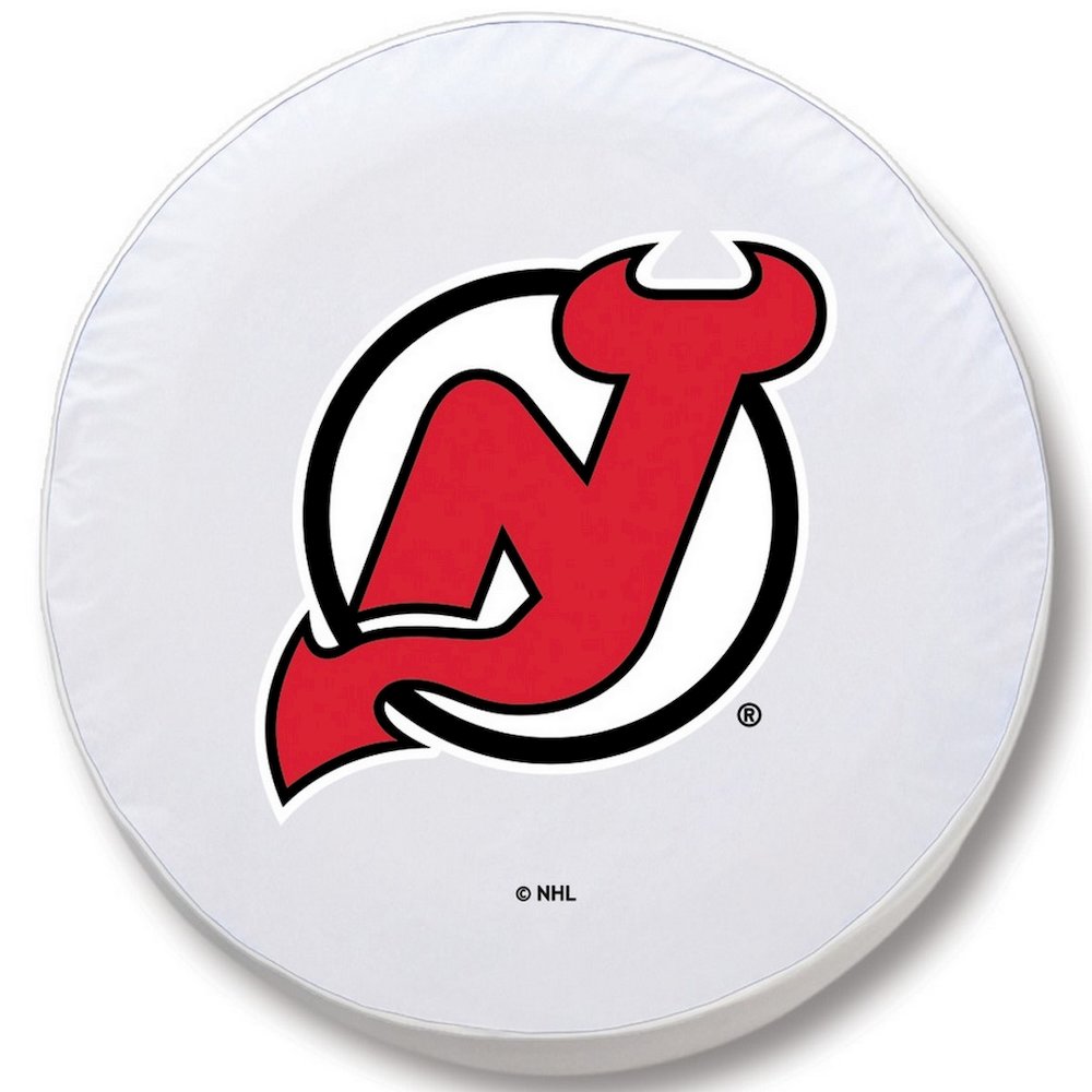 37 x 12.5 New Jersey Devils Tire Cover. Picture 1