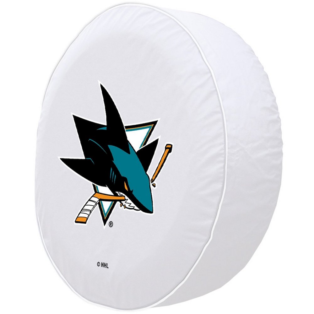 37 x 12.5 San Jose Sharks Tire Cover. Picture 2