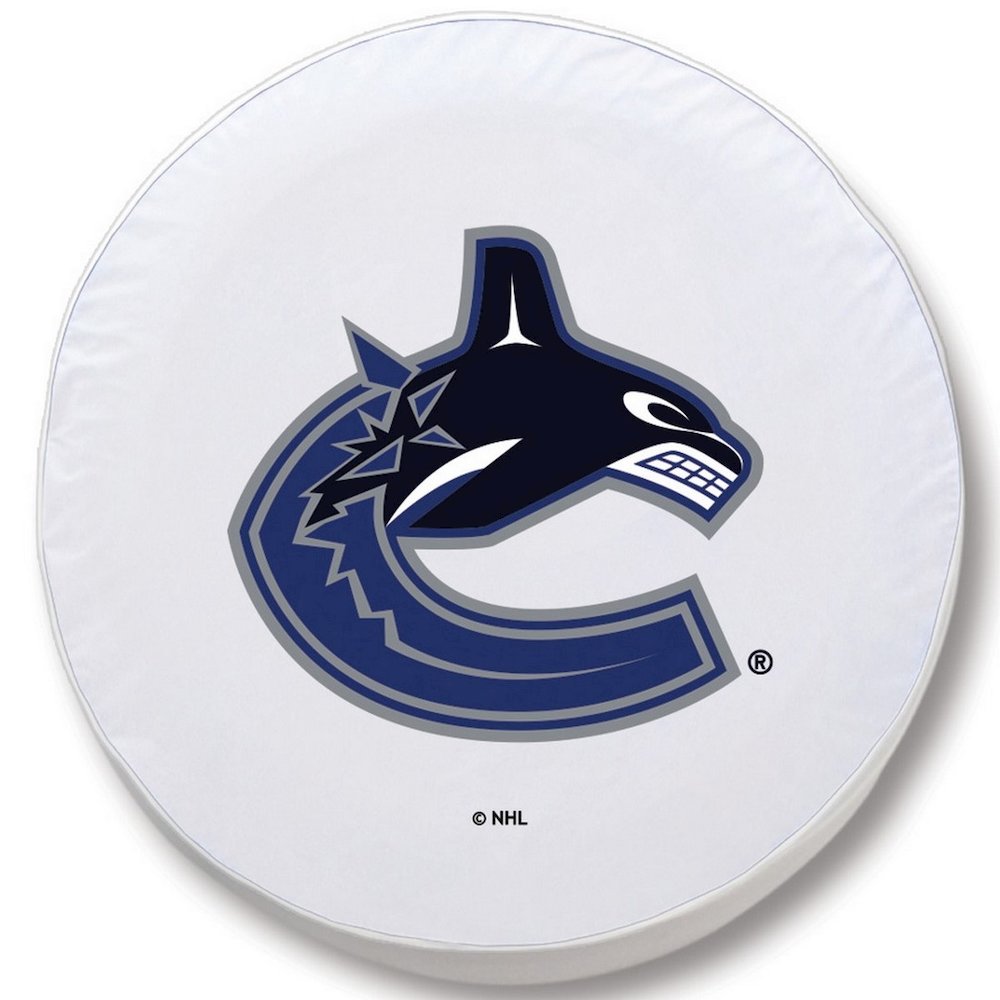 37 x 12.5 Vancouver Canucks Tire Cover. Picture 1