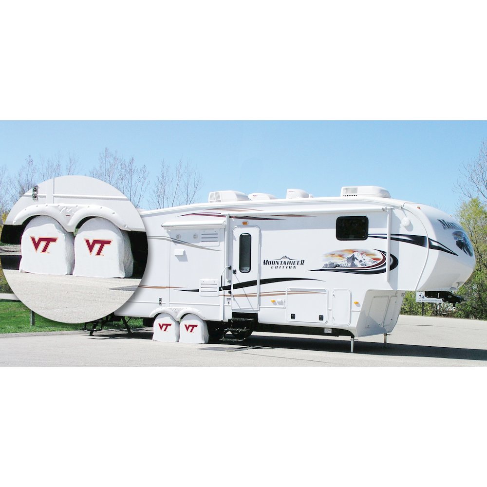 30 x 10 Virginia Tech Tire Shade. Picture 1