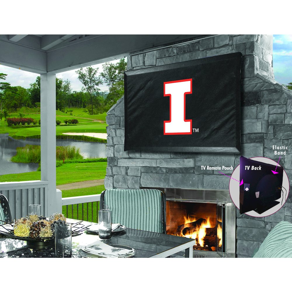Illinois TV Cover (TV sizes 60"-65") by Covers by HBS. Picture 1