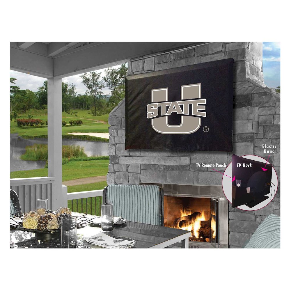 Utah State TV Cover (TV sizes 60"-65") by Covers by HBS. Picture 1