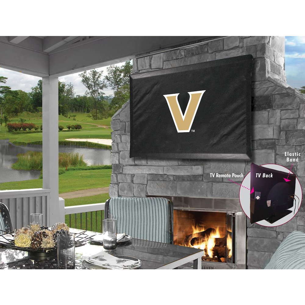 Vanderbilt TV Cover (TV sizes 60"-65") by Covers by HBS. Picture 1