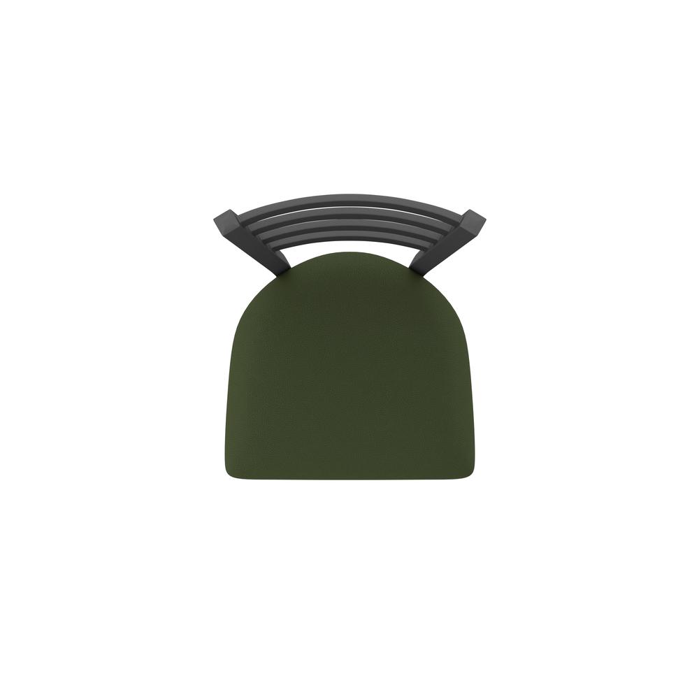 410 Jackie 36" Swivel Bar Stool with Pewter Finish and Canter Pine Seat. Picture 3