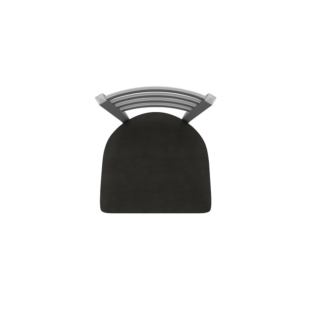 410 Jackie Stainless Steel 25" Swivel Counter Stool with Canter Espresso Seat. Picture 3