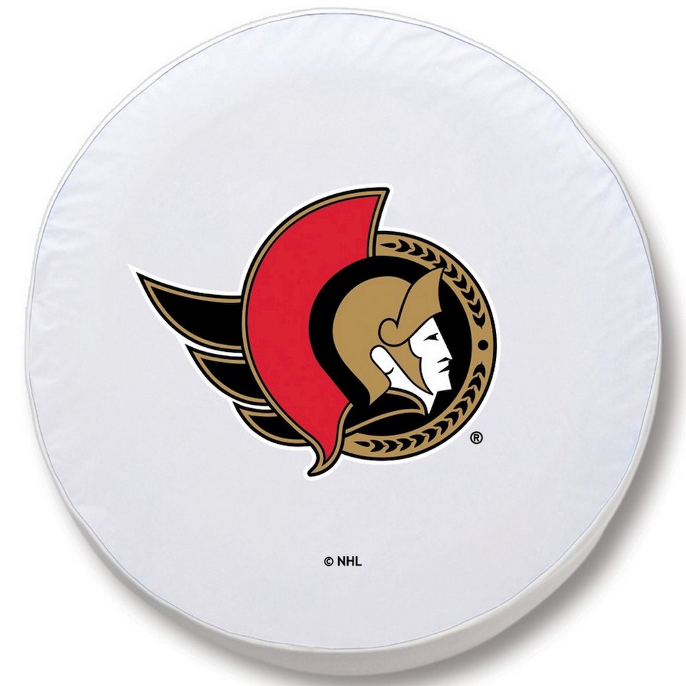 35 x 12.5 Ottawa Senators Tire Cover. Picture 1