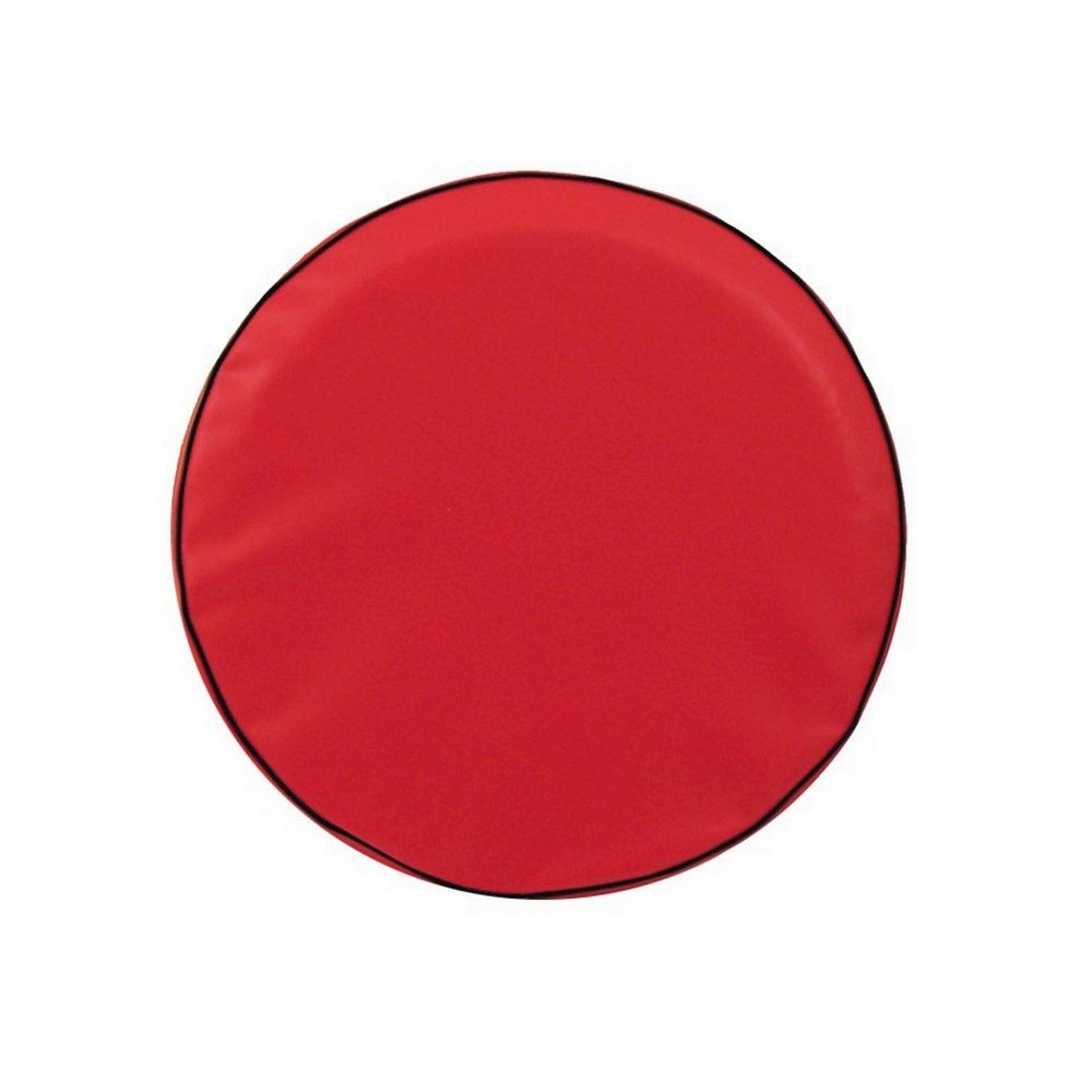 Plain Red Tire Cover. Picture 1