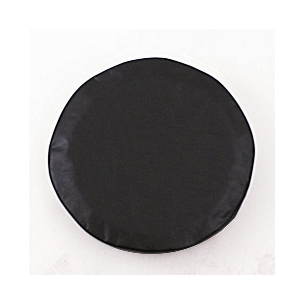 Plain Black Tire Cover. Picture 1