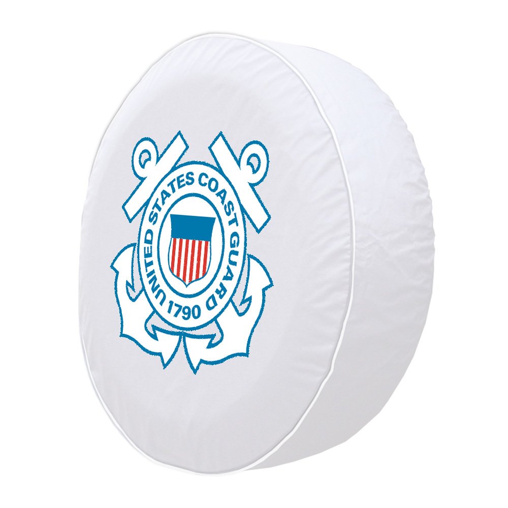 27 x 8 U.S. Coast Guard Tire Cover. Picture 2