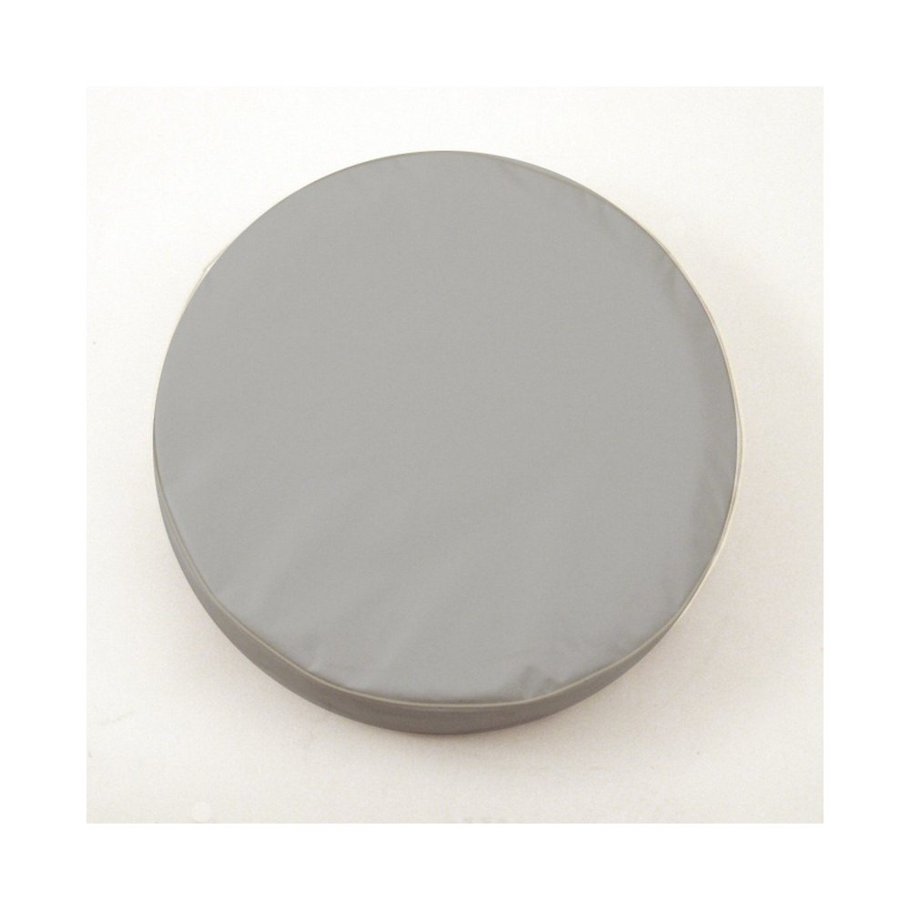 Plain Gray Tire Cover. Picture 1
