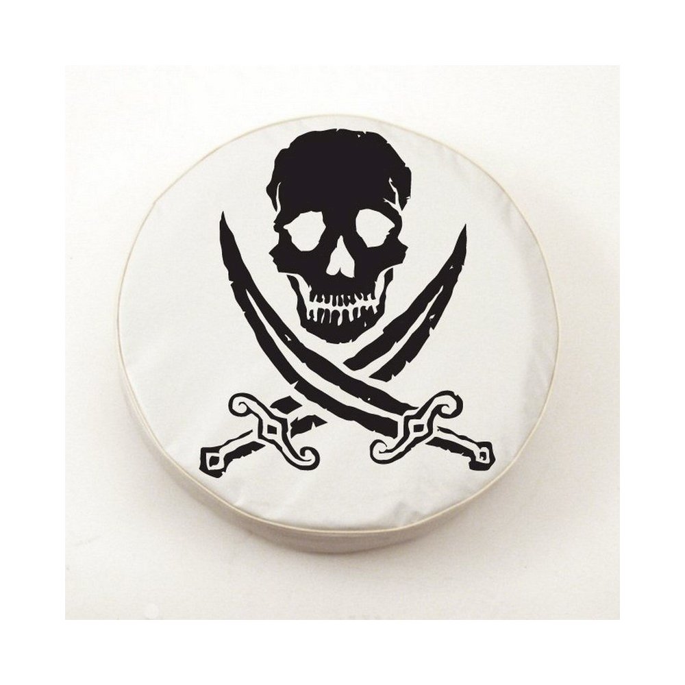 Jolly Roger (Rough) Tire Cover. Picture 1