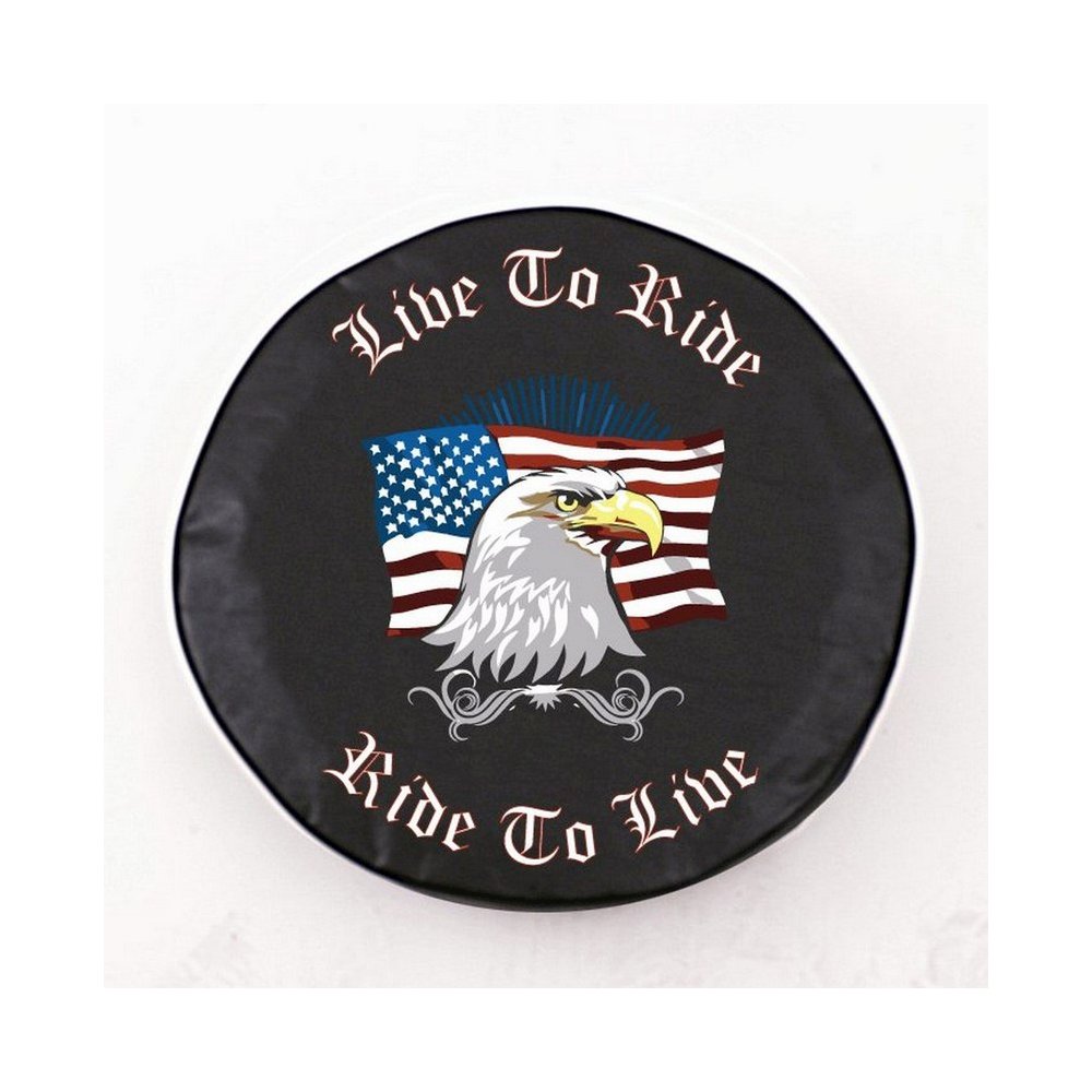 Live to Ride Tire Cover. Picture 1