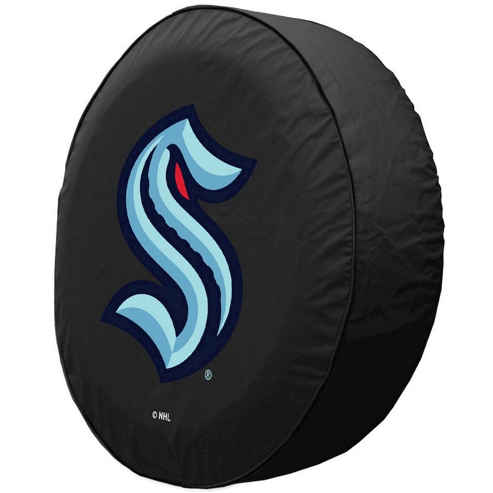 Seattle Kraken Tire Cover TCISeaKrkBK. Picture 2