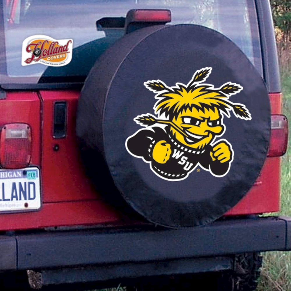 28 x 8 Wichita State Tire Cover. Picture 2