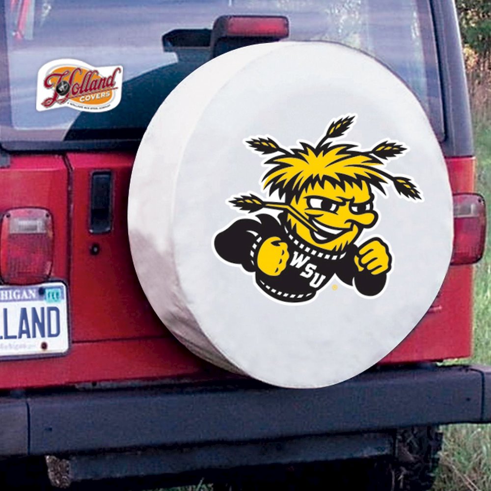 28 x 8 Wichita State Tire Cover. Picture 2