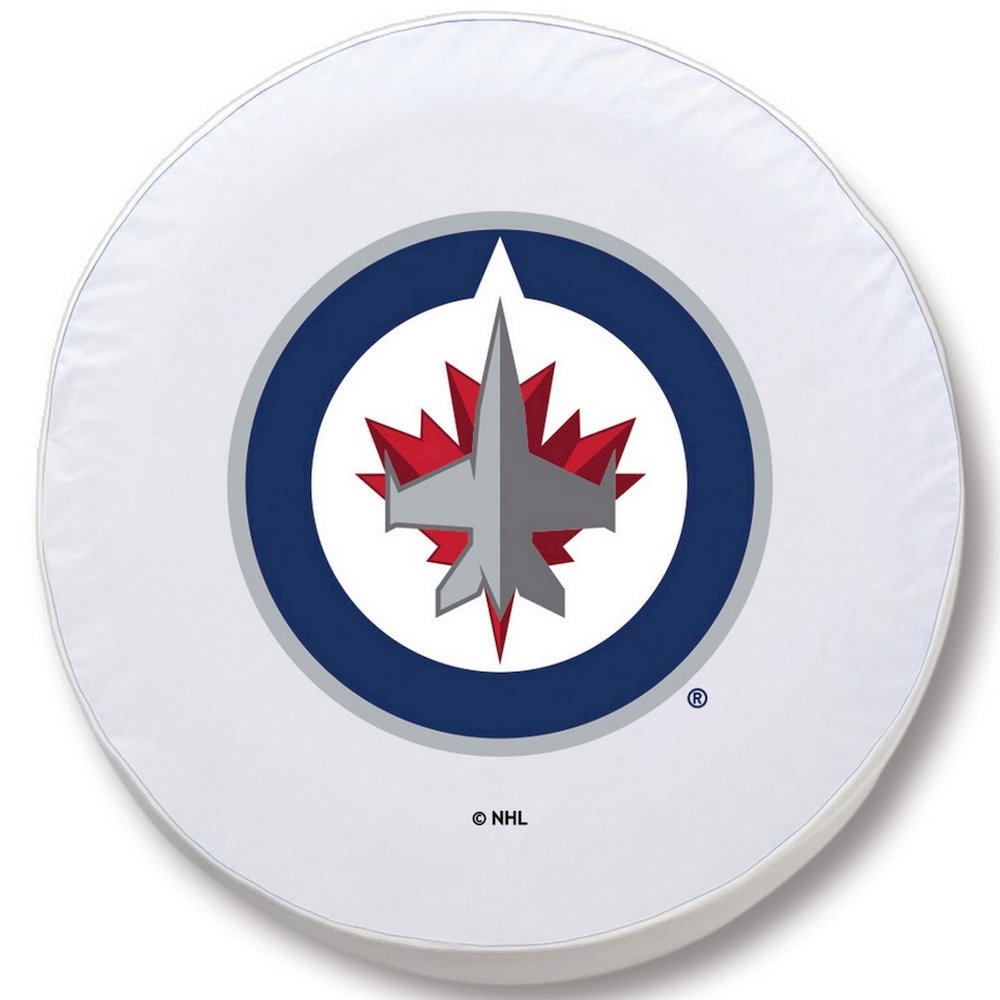 28 x 8 Winnipeg Jets Tire Cover. Picture 1