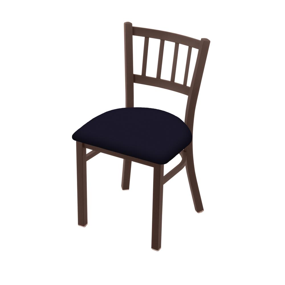 610 Contessa 18" Chair with Bronze Finish and Canter Twilight Seat. Picture 1