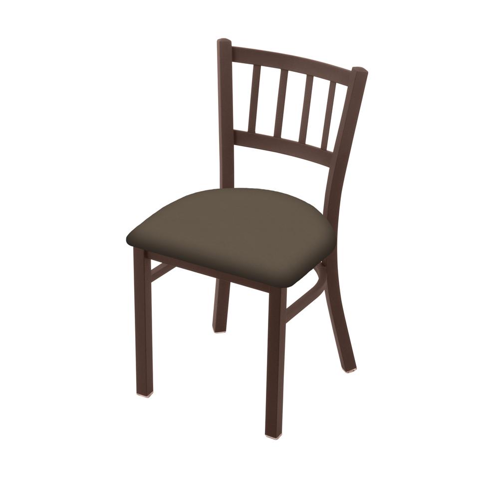 610 Contessa 18" Chair with Bronze Finish and Canter Earth Seat. Picture 1