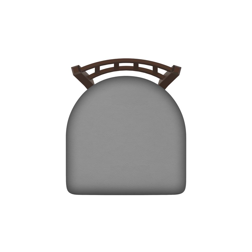 610 Contessa 18" Chair with Bronze Finish and Canter Folkstone Grey Seat. Picture 2
