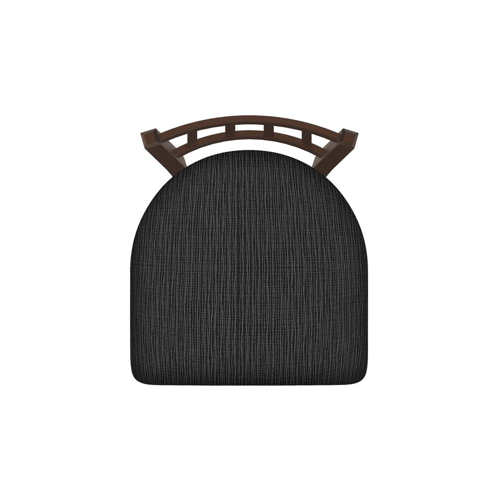 610 Contessa 18" Chair with Bronze Finish and Graph Coal Seat. Picture 2