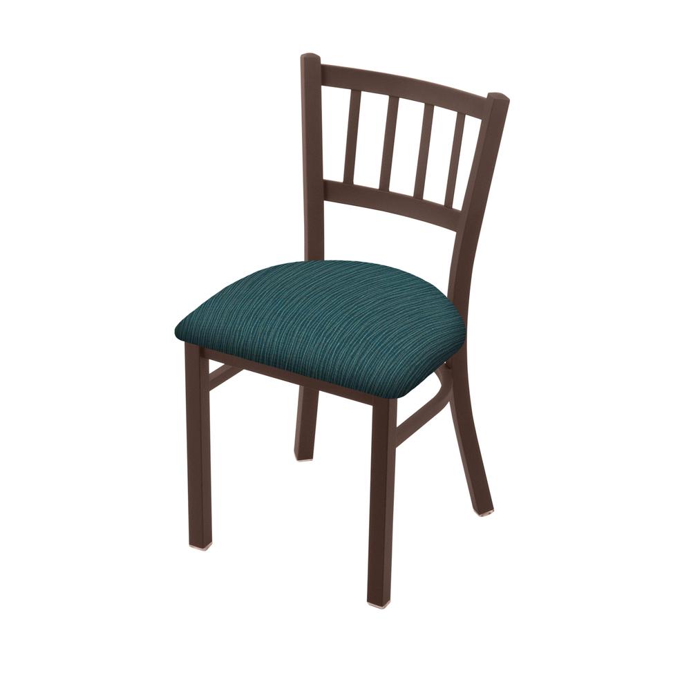 610 Contessa 18" Chair with Bronze Finish and Graph Tidal Seat. Picture 1