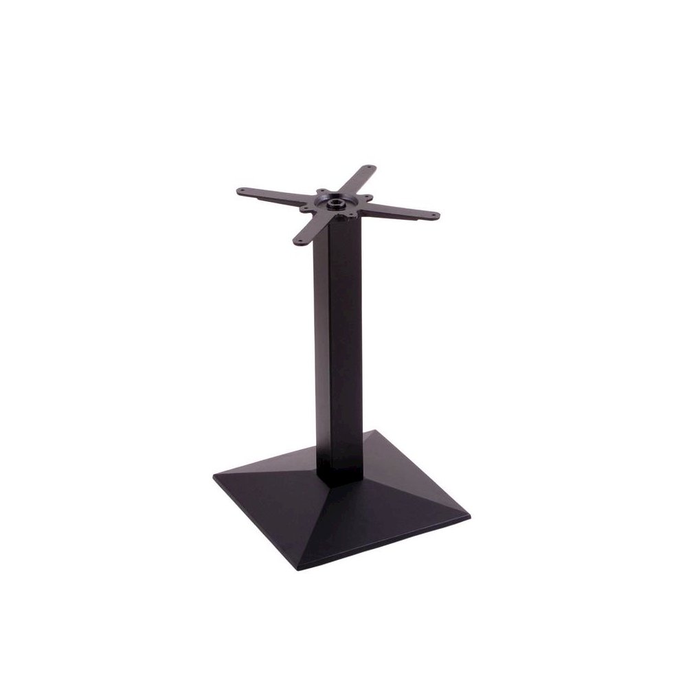 217 Black Cast Iron Table Height Base with Square Foot. Picture 1