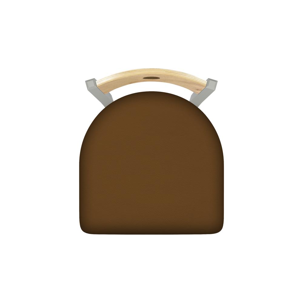 630 Voltaire 18" Chair with Anodized Nickel Finish, Natural Back, and Canter Thatch Seat. Picture 2