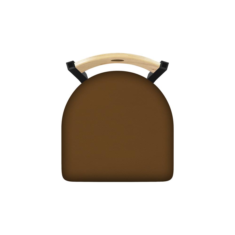 630 Voltaire 18" Chair with Black Wrinkle Finish, Natural Back, and Canter Thatch Seat. Picture 2