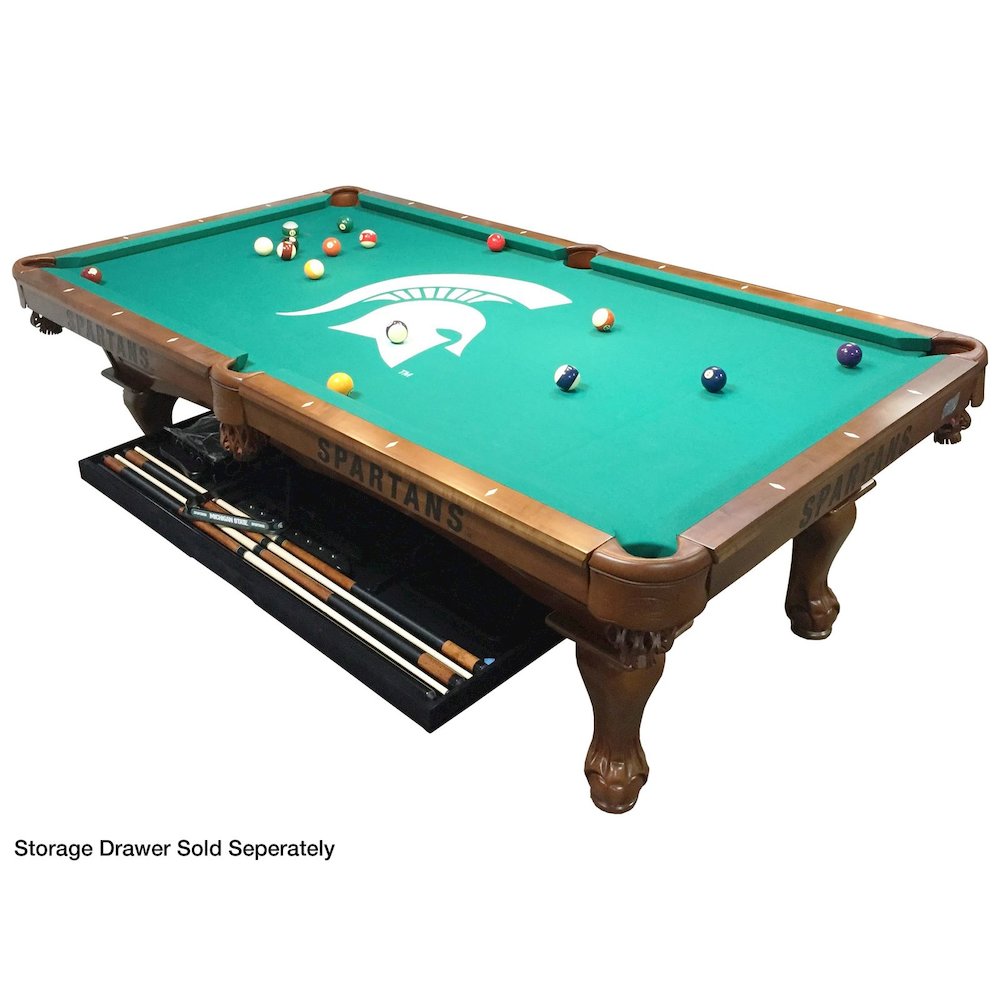 Missouri Western State University 8' Pool Table with a Chardonnay Finish. Picture 8