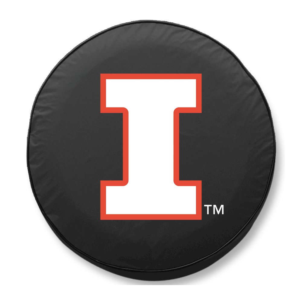 27 x 8 Illinois Tire Cover. Picture 1