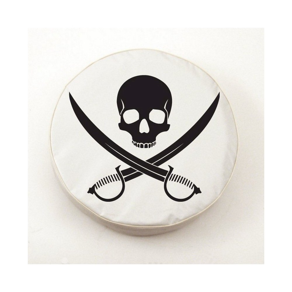 Jolly Roger (Clean) Tire Cover. Picture 1