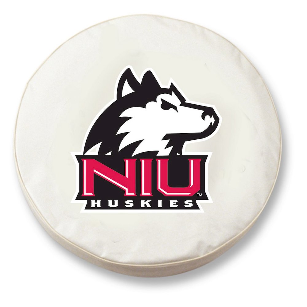 27 x 8 Northern Illinois Tire Cover. Picture 1