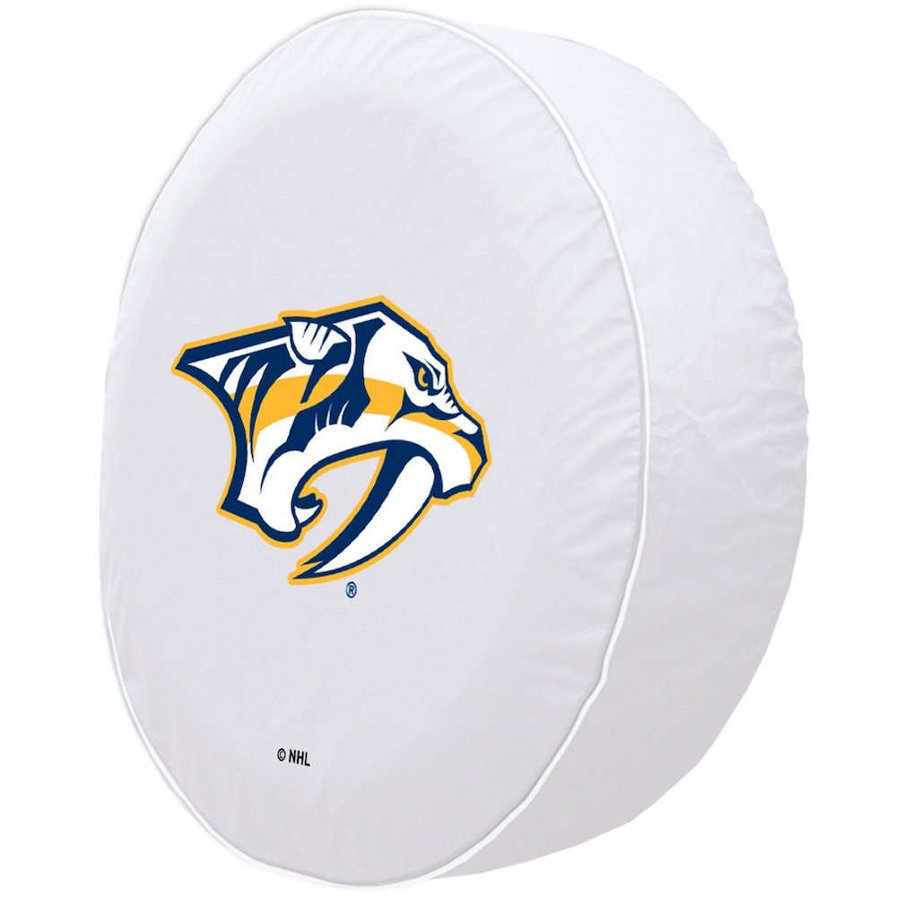 27 x 8 Nashville Predators Tire Cover. Picture 2