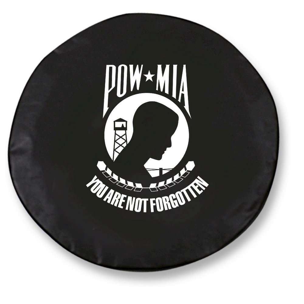 27 x 8 POW/MIA Tire Cover. Picture 1