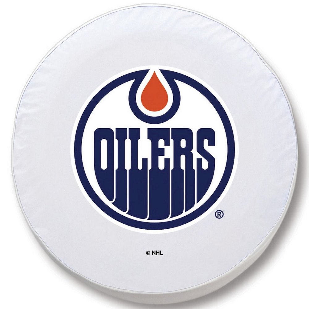 31 1/4 x 11 Edmonton Oilers Tire Cover. Picture 1