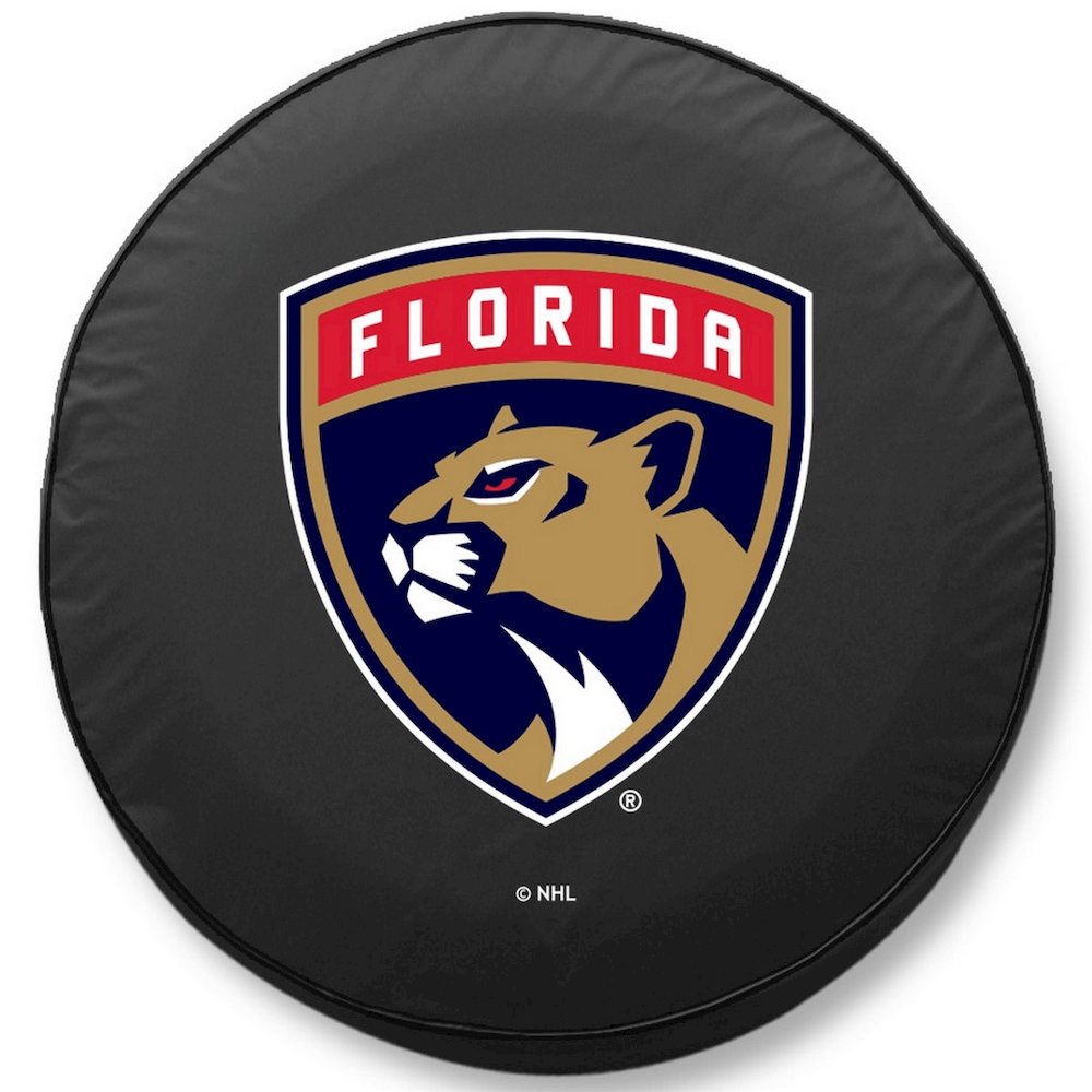 31 1/4 x 11 Florida Panthers Tire Cover. Picture 1
