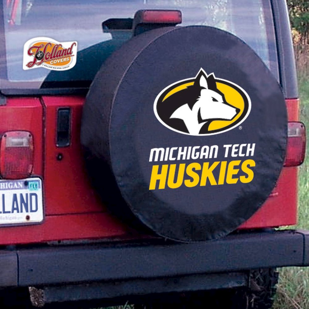 31 1/4 x 11 Michigan Tech Tire Cover. Picture 2