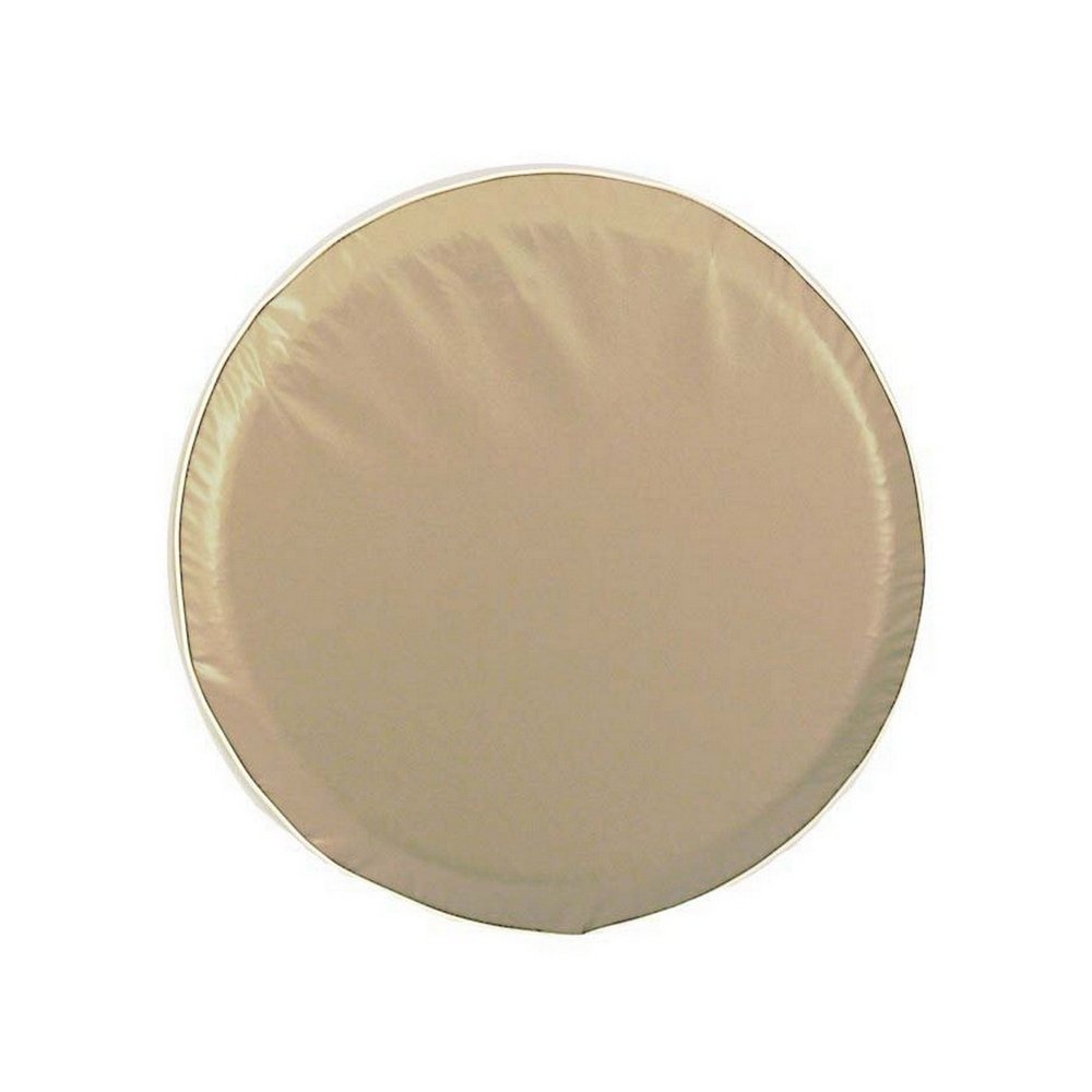 Plain Tan Tire Cover. Picture 1