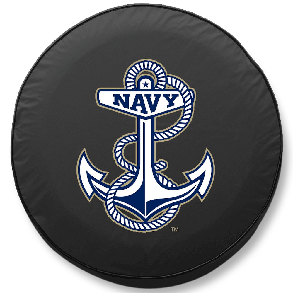 31 1/4 x 11 US Naval Academy (NAVY) Tire Cover. Picture 1