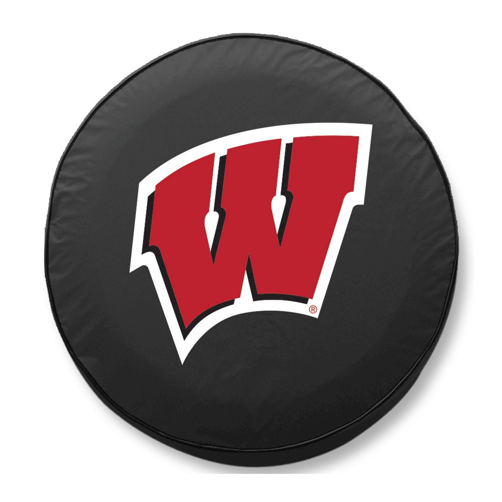 31 1/4 x 11 Wisconsin "W" Tire Cover. Picture 1