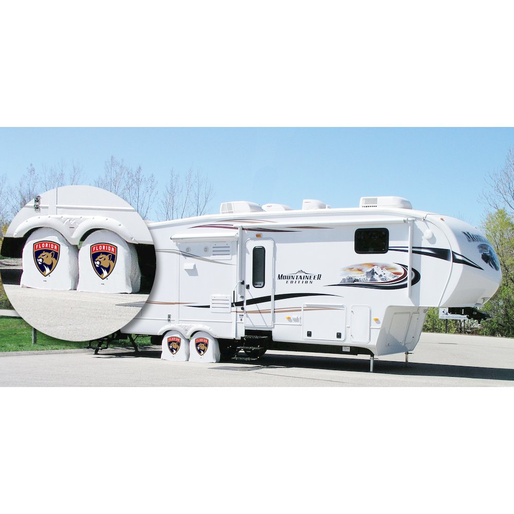 35 x 12.5 Florida Panthers Tire Shade. Picture 1