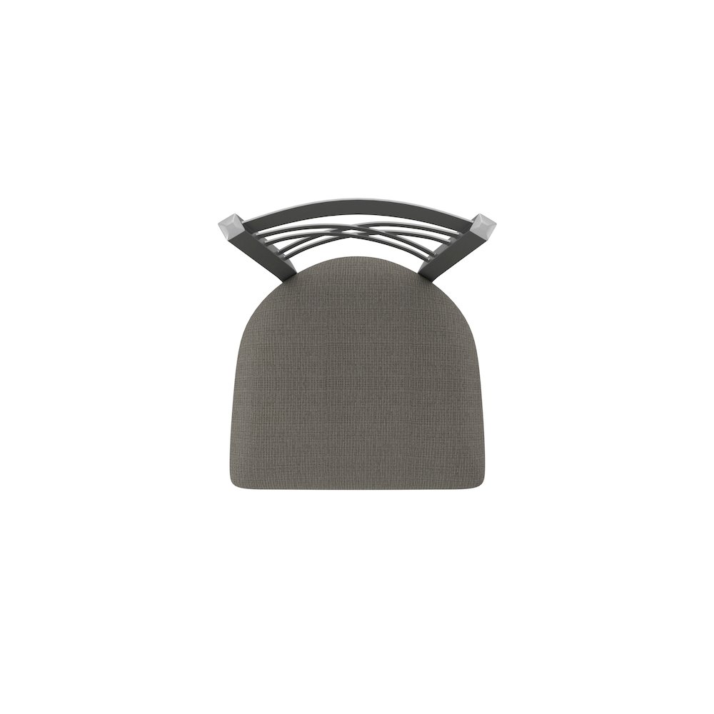 820 Catalina Stainless Steel 25" Swivel Counter Stool with Graph Chalice Seat. Picture 3