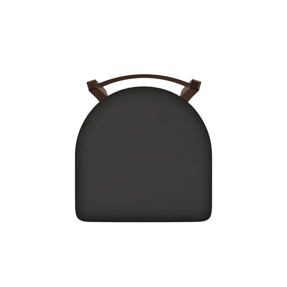 821 Catalina 18" Low Back Swivel Vanity Stool with Bronze Finish and Canter Iron Seat. Picture 3