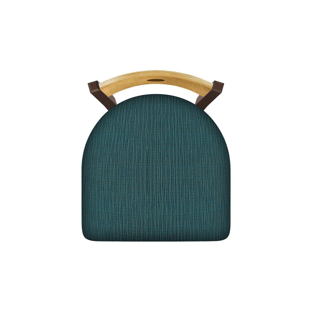 830 Voltaire 36" Swivel Counter Stool with Bronze Finish, Medium Back, and Graph Tidal Seat. Picture 3