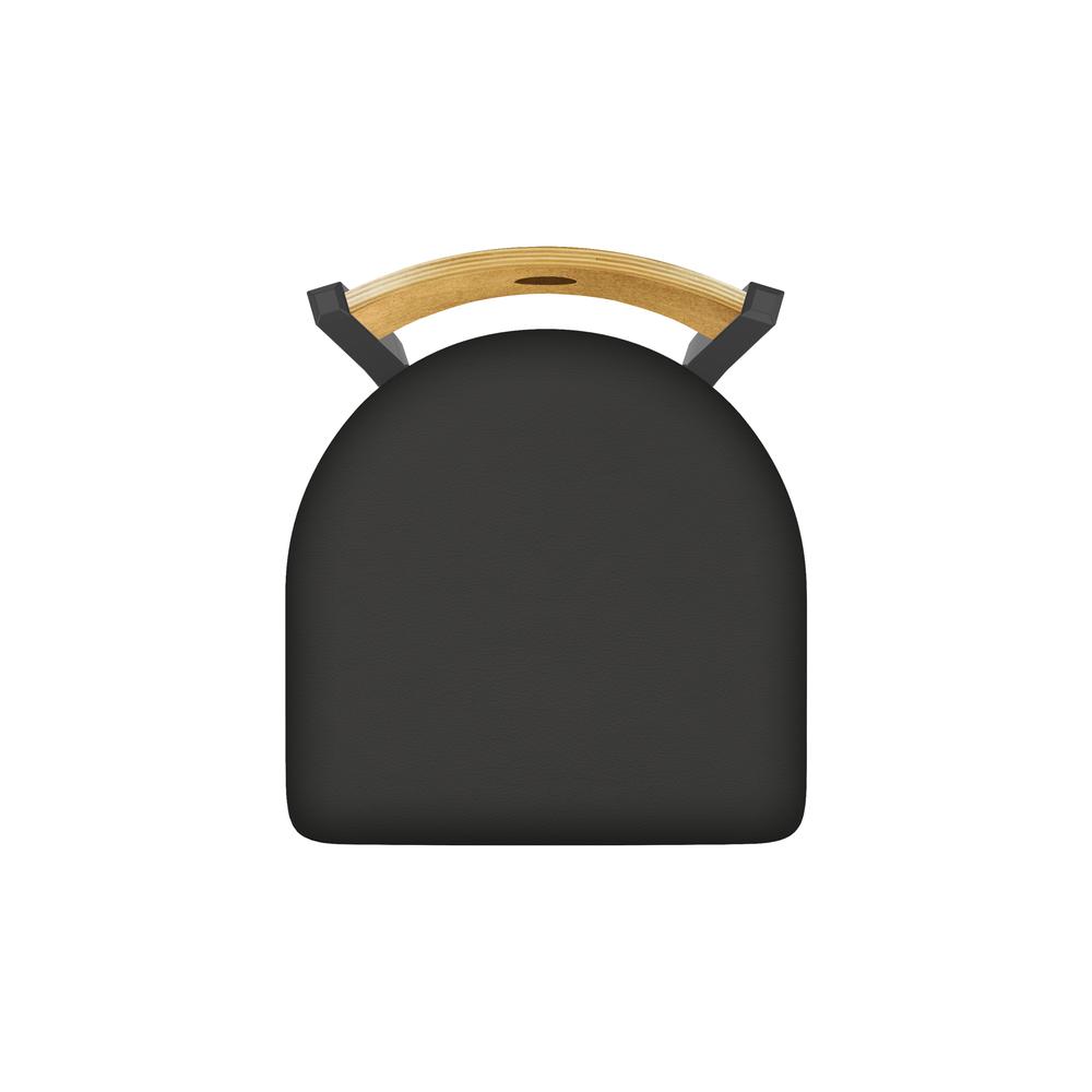 830 Voltaire 25" Swivel Counter Stool with Pewter Finish, Medium Back, and Canter Iron Seat. Picture 3