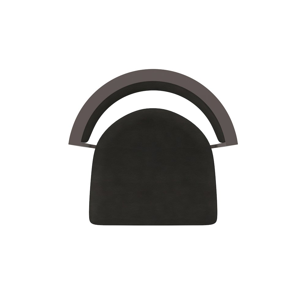 Swivel Counter Stool with Bronze Finish and Canter Espresso Seat and Back. Picture 3