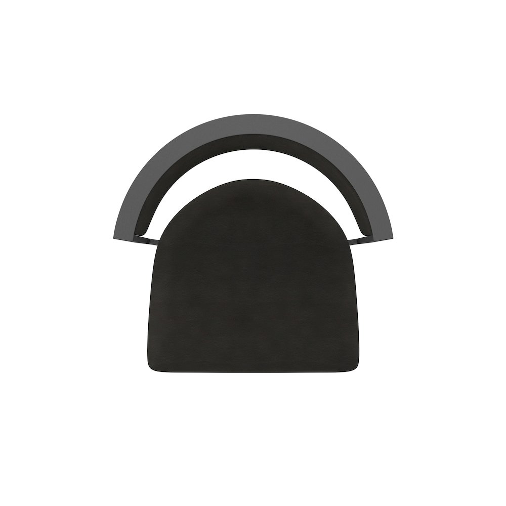 Swivel Counter Stool with Pewter Finish and Canter Espresso Seat and Back. Picture 3