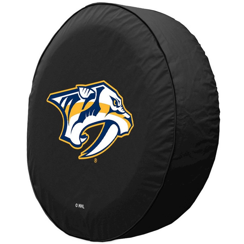 25 1/2 x 8 Nashville Predators Tire Cover. Picture 2