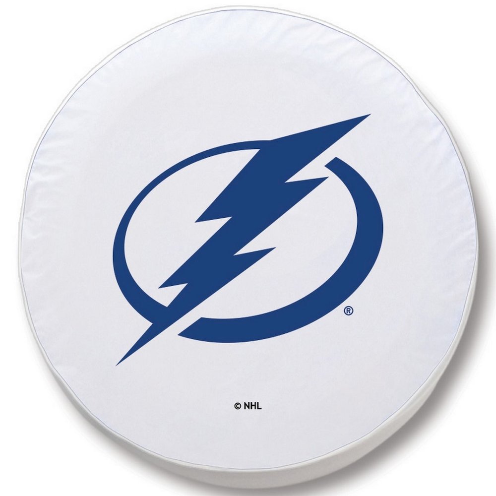 25 1/2 x 8 Tampa Bay Lightning Tire Cover. Picture 1